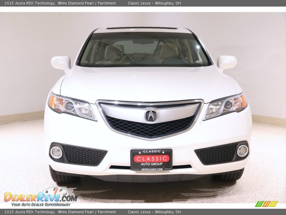 2015 Acura RDX Technology White Diamond Pearl / Parchment Photo #2