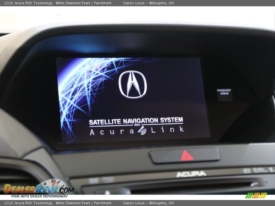 2015 Acura RDX Technology White Diamond Pearl / Parchment Photo #10