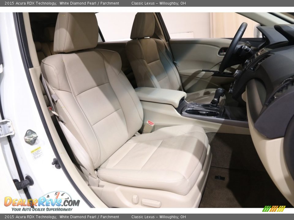 2015 Acura RDX Technology White Diamond Pearl / Parchment Photo #17