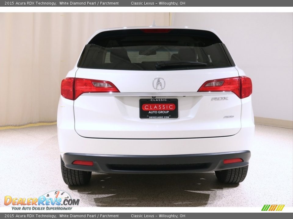 2015 Acura RDX Technology White Diamond Pearl / Parchment Photo #21