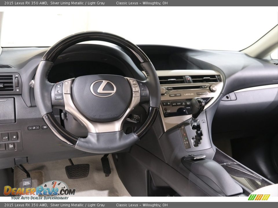 2015 Lexus RX 350 AWD Silver Lining Metallic / Light Gray Photo #6