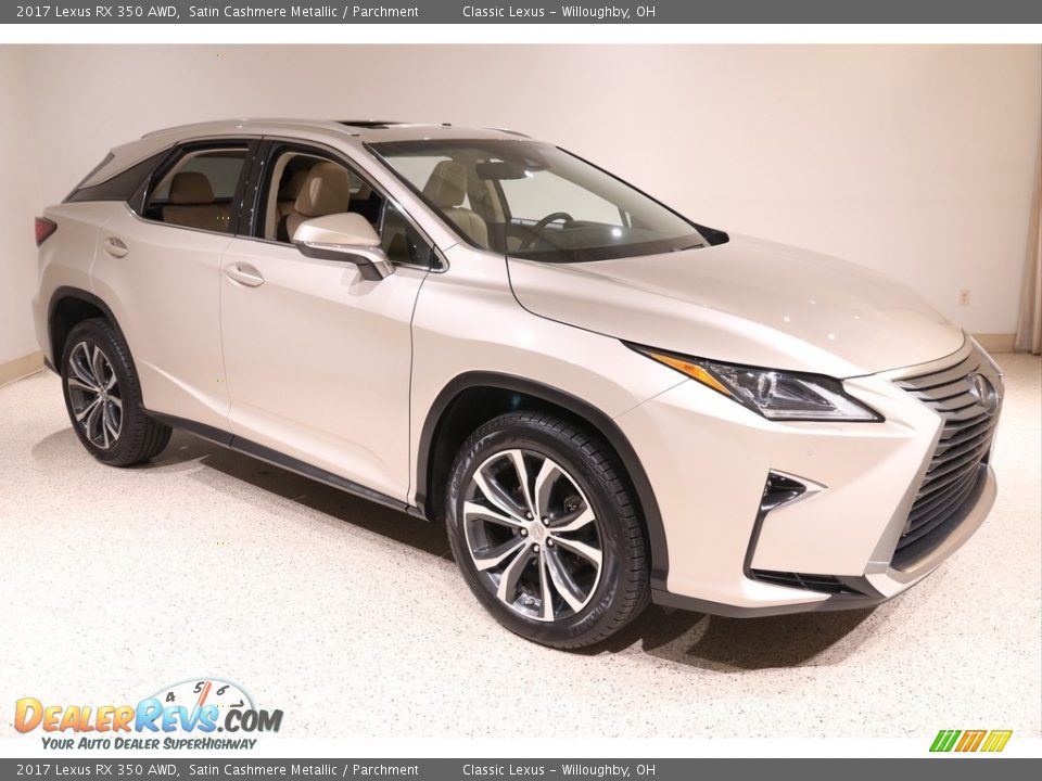 2017 Lexus RX 350 AWD Satin Cashmere Metallic / Parchment Photo #1