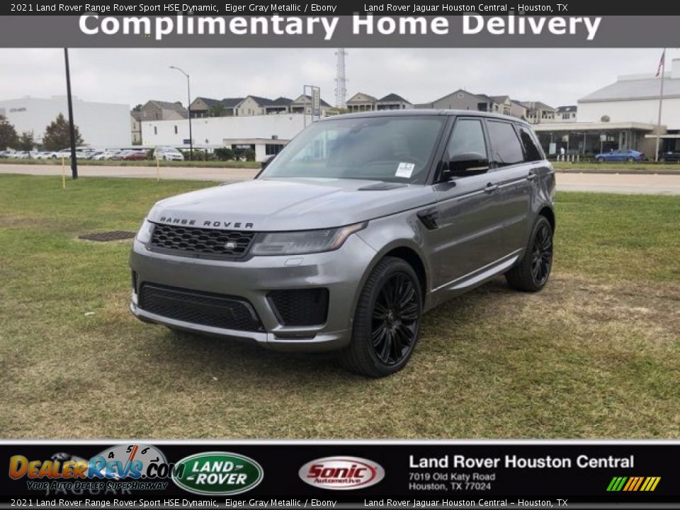 2021 Land Rover Range Rover Sport HSE Dynamic Eiger Gray Metallic / Ebony Photo #1