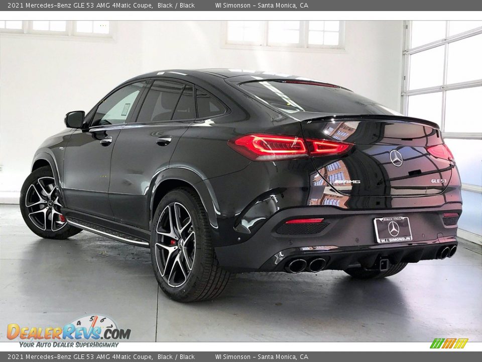 2021 Mercedes-Benz GLE 53 AMG 4Matic Coupe Black / Black Photo #2