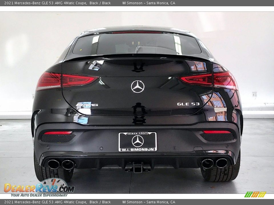 2021 Mercedes-Benz GLE 53 AMG 4Matic Coupe Black / Black Photo #3