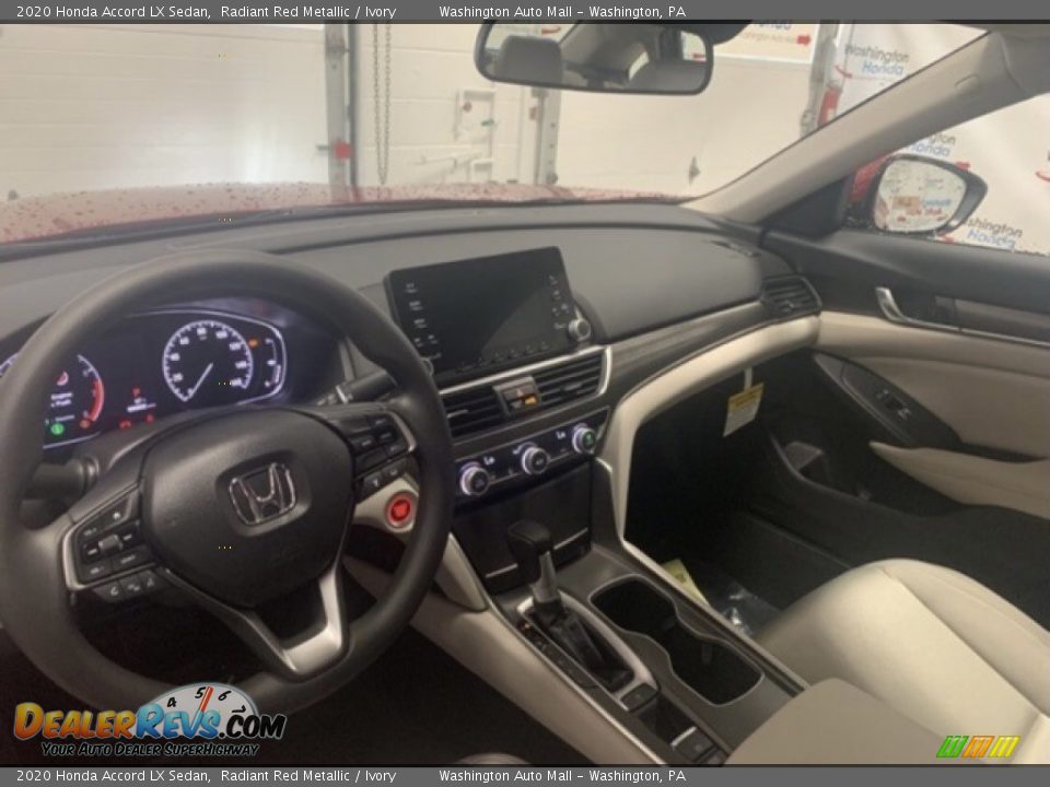 2020 Honda Accord LX Sedan Radiant Red Metallic / Ivory Photo #4