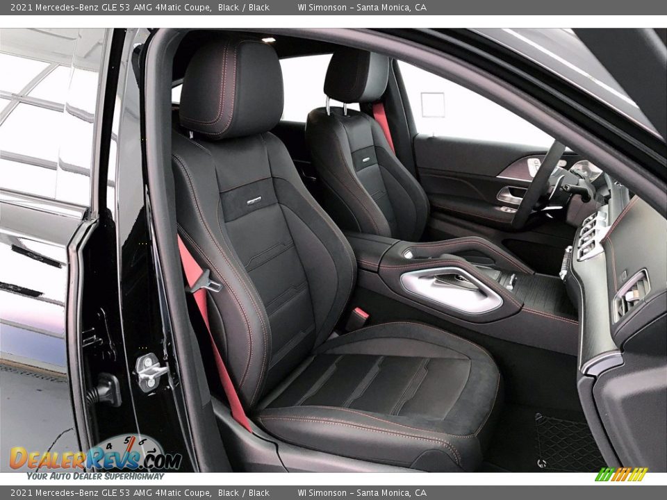 Black Interior - 2021 Mercedes-Benz GLE 53 AMG 4Matic Coupe Photo #5