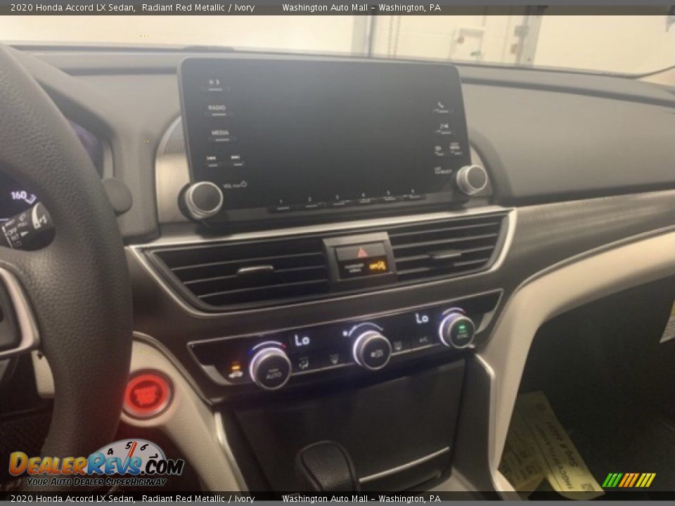 2020 Honda Accord LX Sedan Radiant Red Metallic / Ivory Photo #11