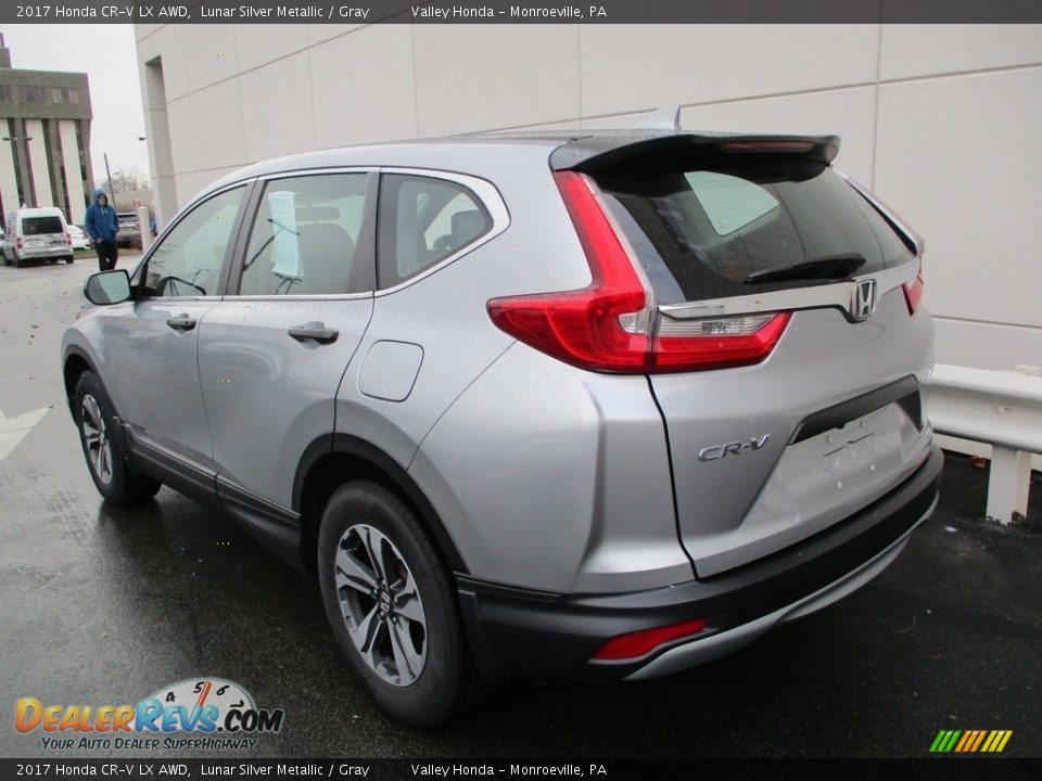 2017 Honda CR-V LX AWD Lunar Silver Metallic / Gray Photo #3