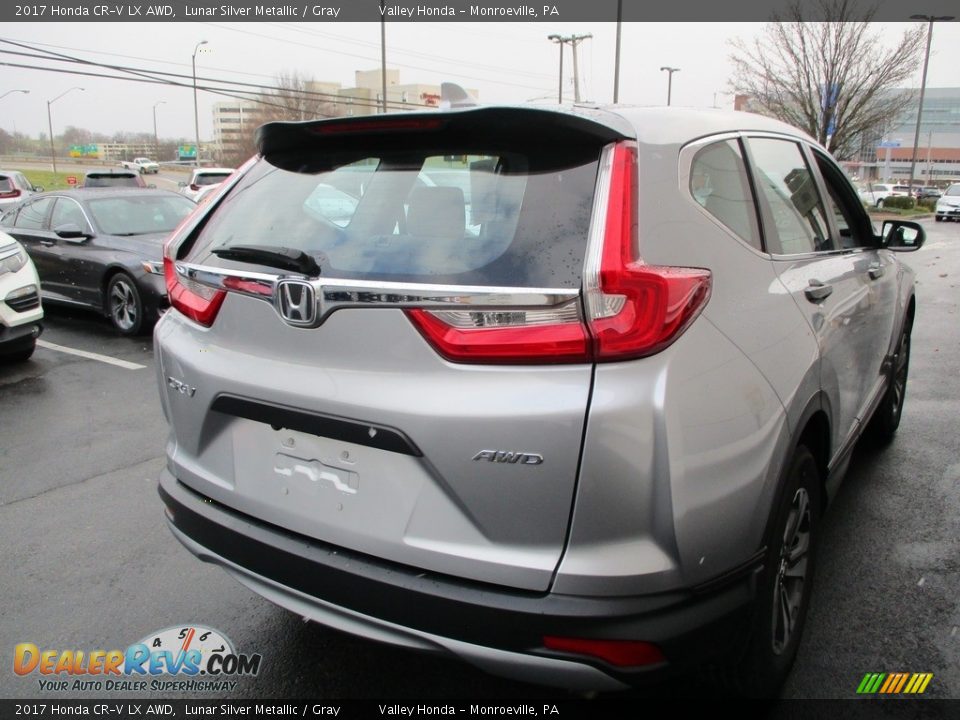 2017 Honda CR-V LX AWD Lunar Silver Metallic / Gray Photo #5