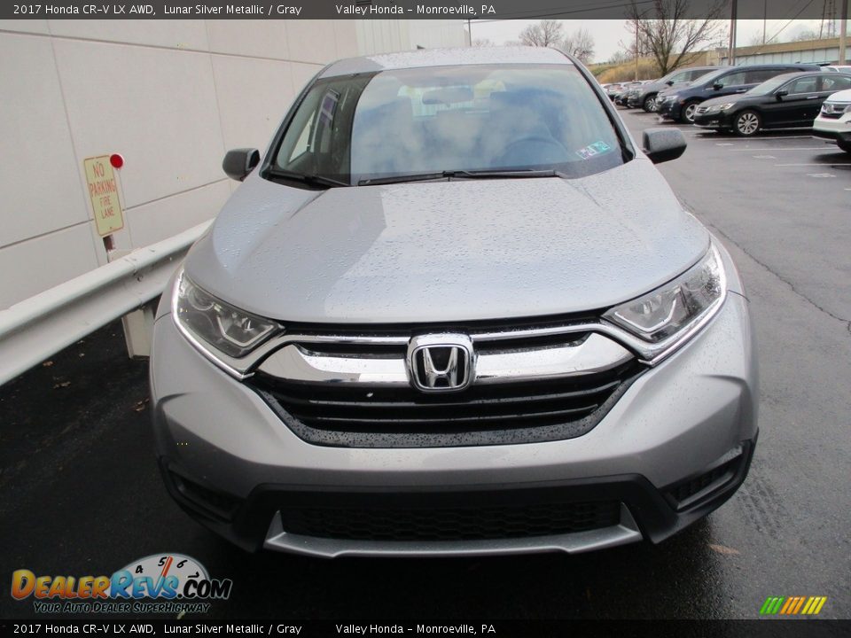 2017 Honda CR-V LX AWD Lunar Silver Metallic / Gray Photo #8