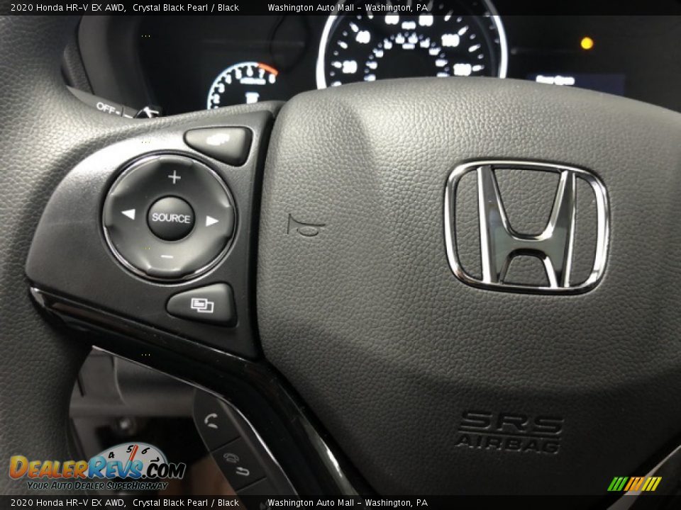 2020 Honda HR-V EX AWD Crystal Black Pearl / Black Photo #12