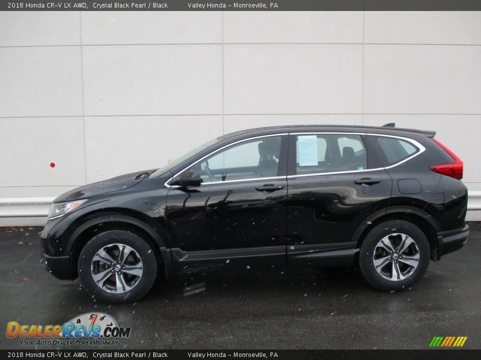 2018 Honda CR-V LX AWD Crystal Black Pearl / Black Photo #2