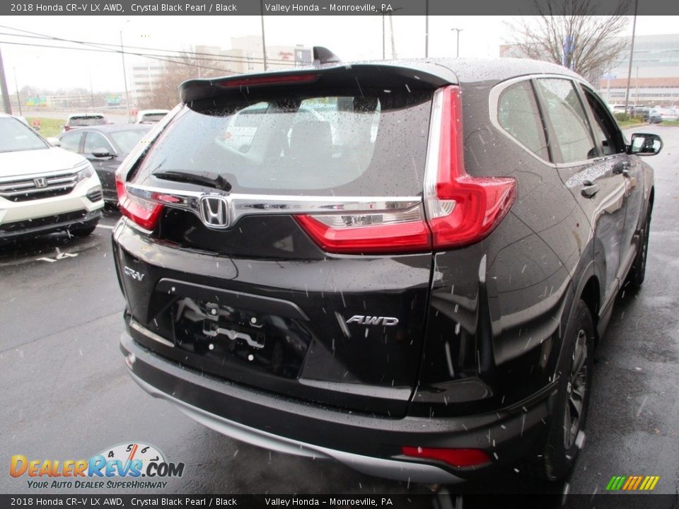 2018 Honda CR-V LX AWD Crystal Black Pearl / Black Photo #5