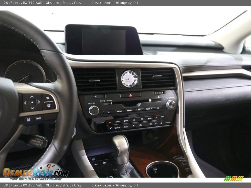 2017 Lexus RX 350 AWD Obsidian / Stratus Gray Photo #9