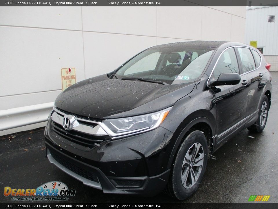 2018 Honda CR-V LX AWD Crystal Black Pearl / Black Photo #8