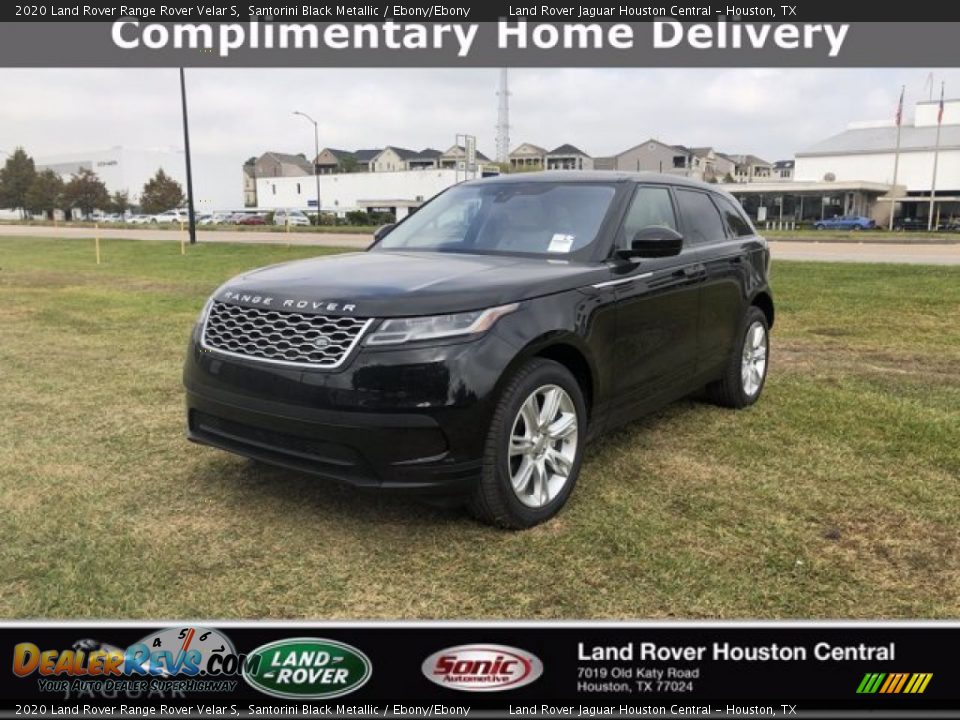 2020 Land Rover Range Rover Velar S Santorini Black Metallic / Ebony/Ebony Photo #1