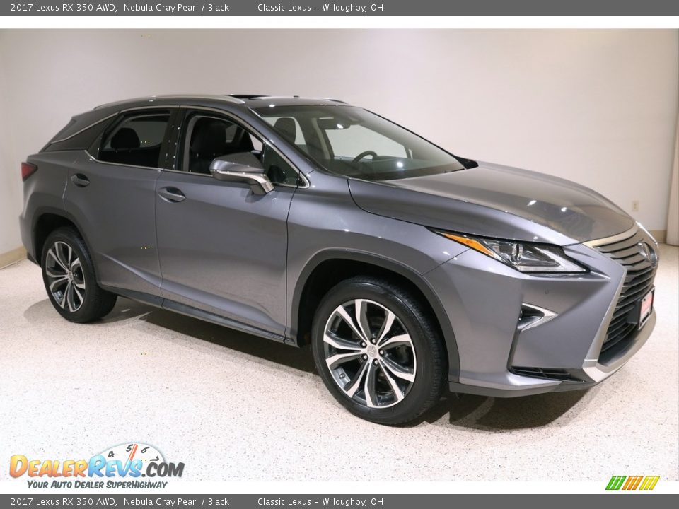 2017 Lexus RX 350 AWD Nebula Gray Pearl / Black Photo #1