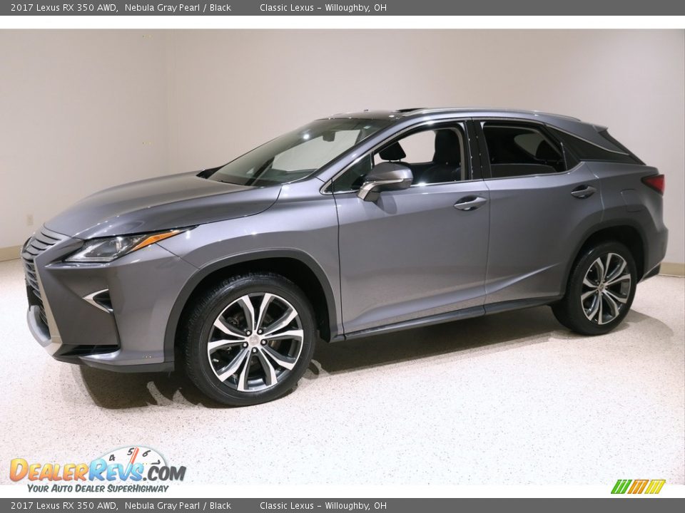 2017 Lexus RX 350 AWD Nebula Gray Pearl / Black Photo #3