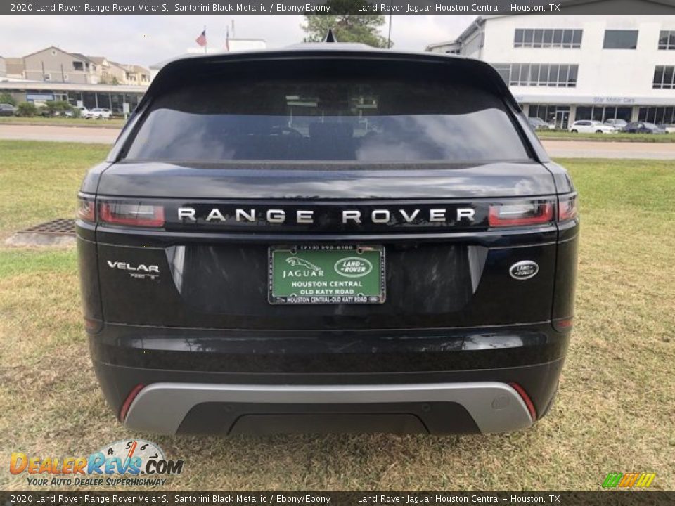 2020 Land Rover Range Rover Velar S Santorini Black Metallic / Ebony/Ebony Photo #10