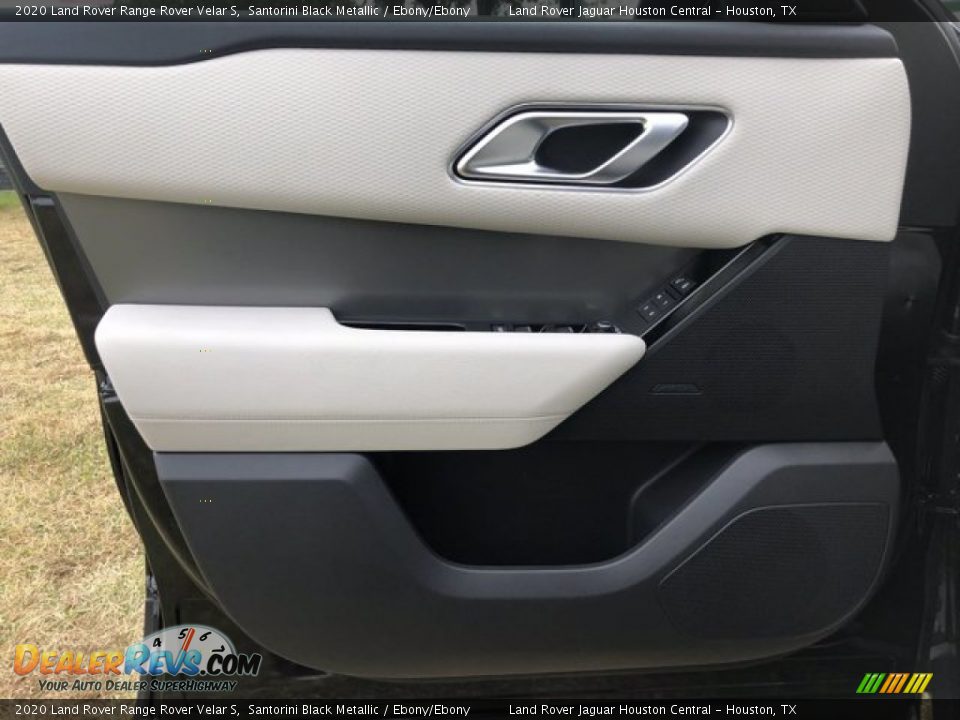2020 Land Rover Range Rover Velar S Santorini Black Metallic / Ebony/Ebony Photo #14