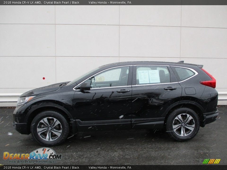 2018 Honda CR-V LX AWD Crystal Black Pearl / Black Photo #2