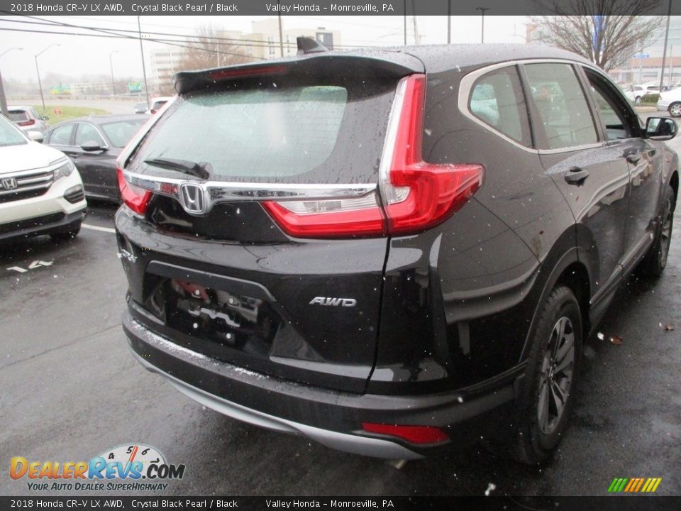 2018 Honda CR-V LX AWD Crystal Black Pearl / Black Photo #5