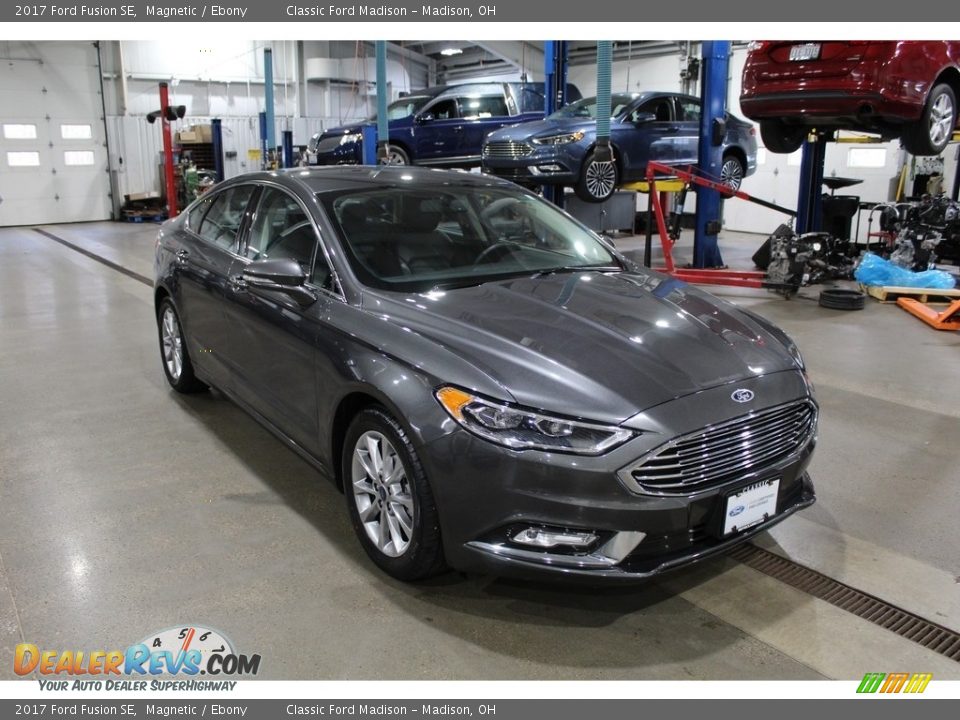 2017 Ford Fusion SE Magnetic / Ebony Photo #3