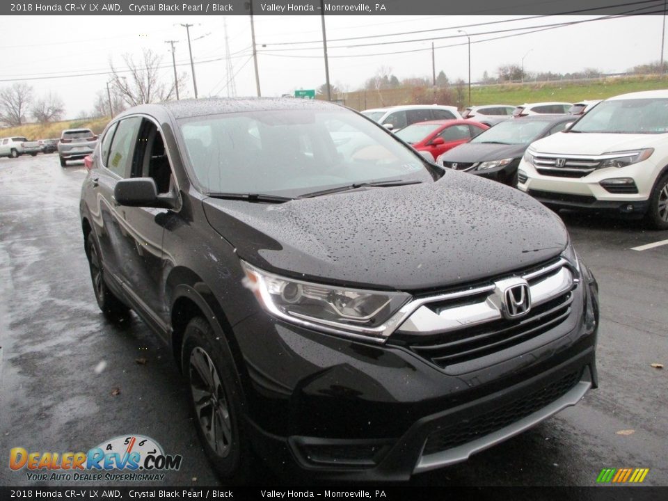 2018 Honda CR-V LX AWD Crystal Black Pearl / Black Photo #7