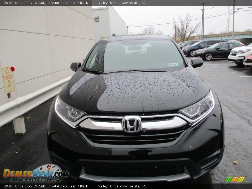 2018 Honda CR-V LX AWD Crystal Black Pearl / Black Photo #8