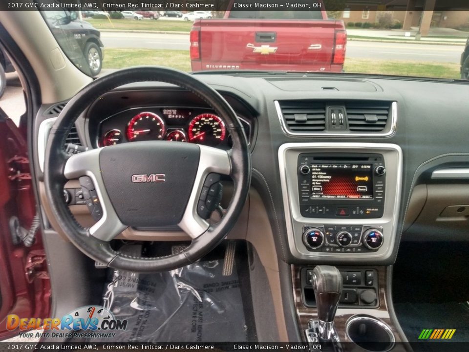 2017 GMC Acadia Limited AWD Crimson Red Tintcoat / Dark Cashmere Photo #3