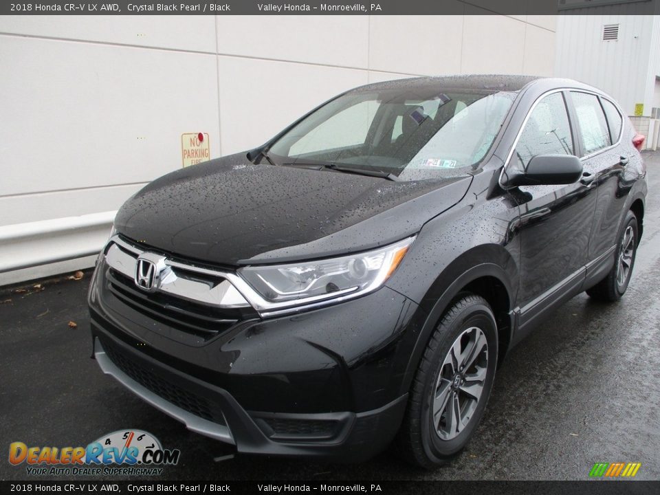 2018 Honda CR-V LX AWD Crystal Black Pearl / Black Photo #9