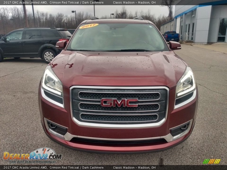 2017 GMC Acadia Limited AWD Crimson Red Tintcoat / Dark Cashmere Photo #4