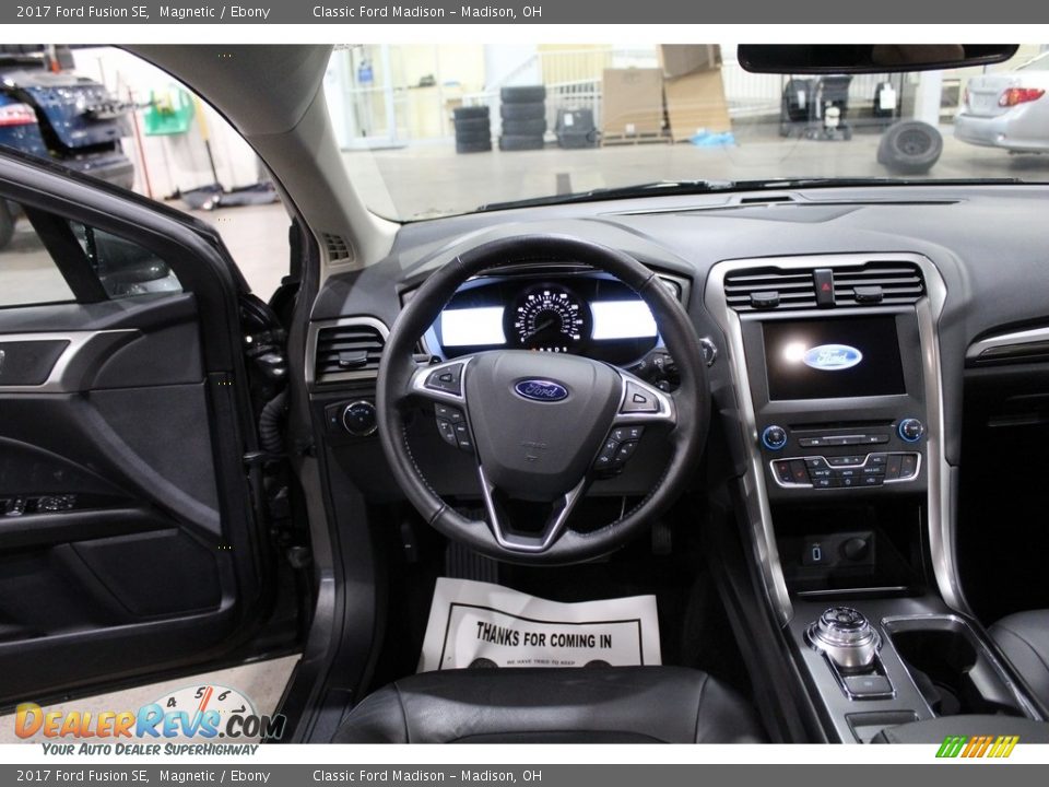 2017 Ford Fusion SE Magnetic / Ebony Photo #9