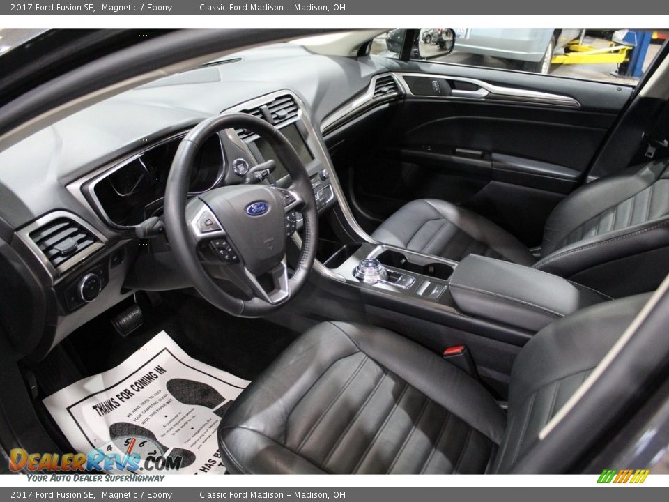 2017 Ford Fusion SE Magnetic / Ebony Photo #11