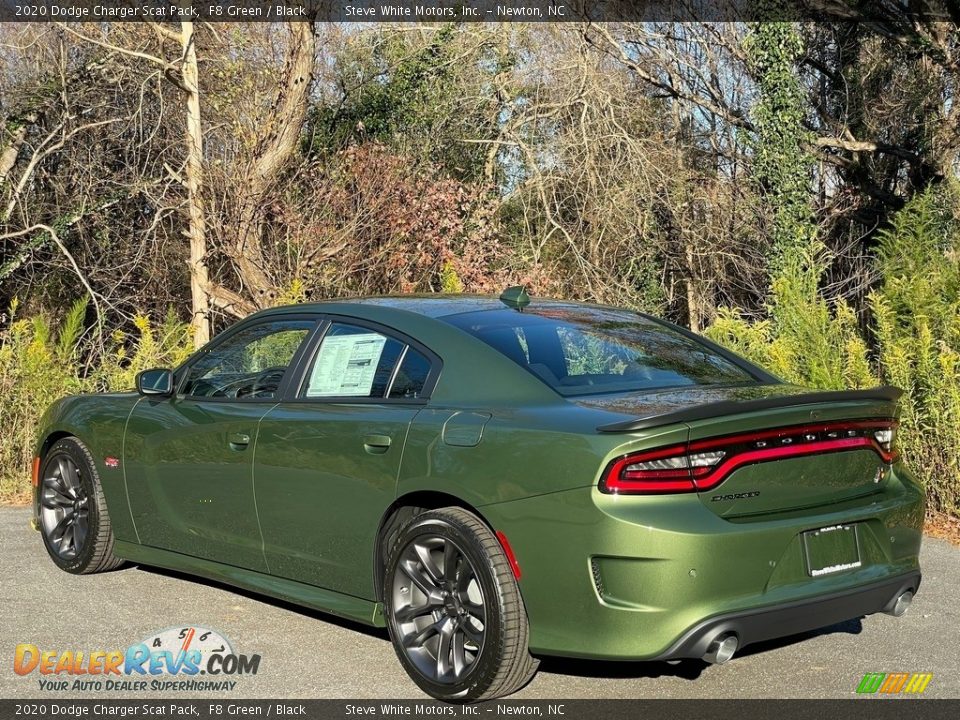 2020 Dodge Charger Scat Pack F8 Green / Black Photo #8