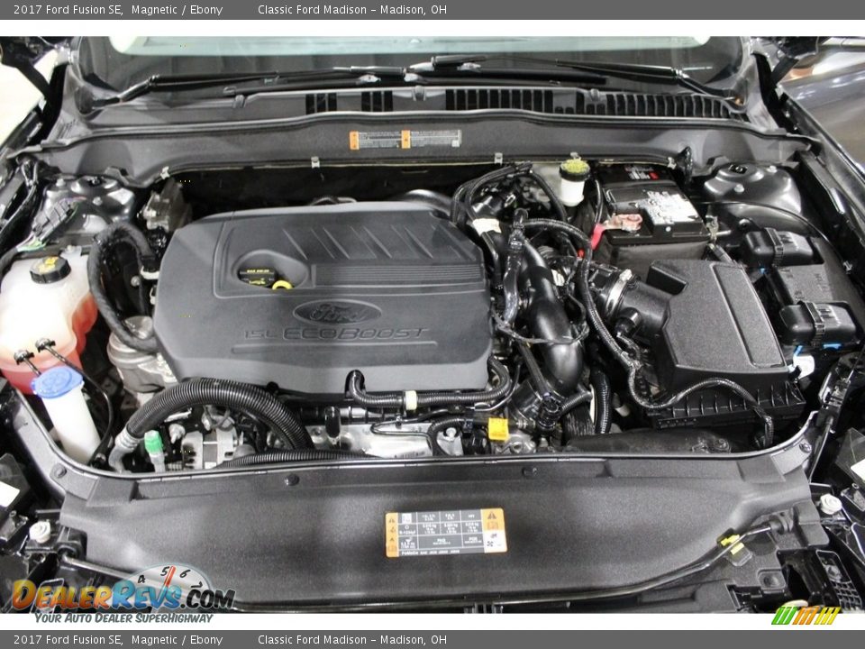2017 Ford Fusion SE Magnetic / Ebony Photo #16