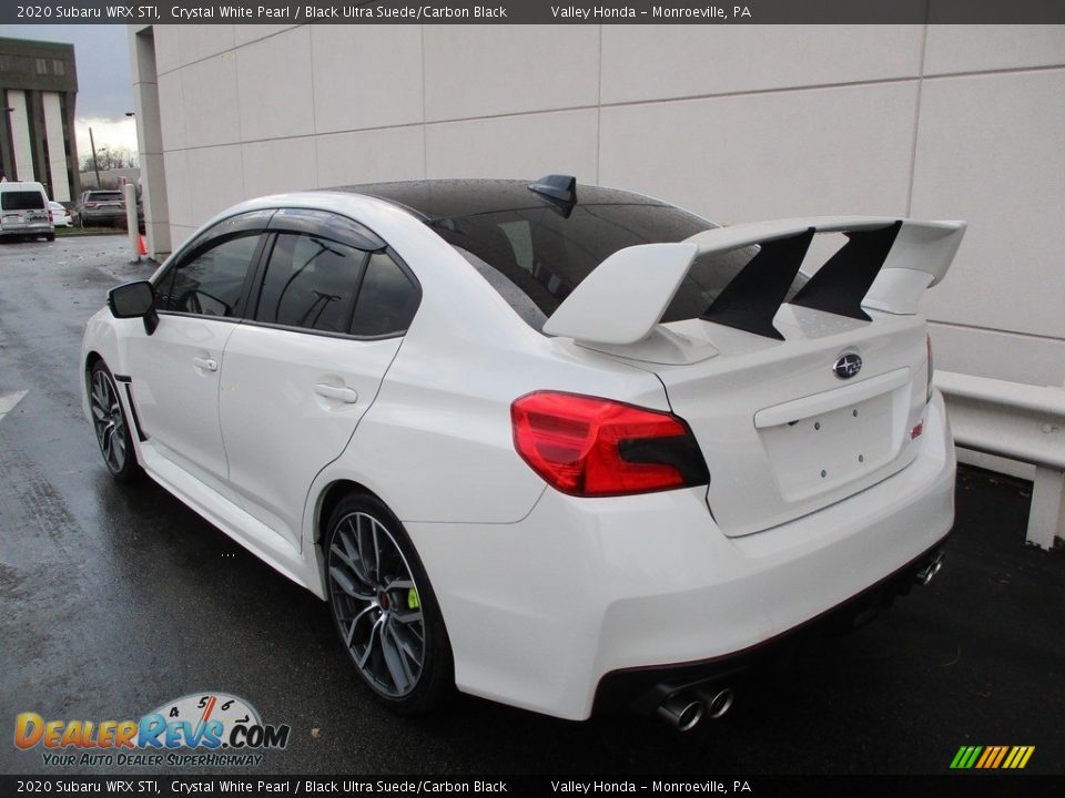 2020 Subaru WRX STI Crystal White Pearl / Black Ultra Suede/Carbon Black Photo #3