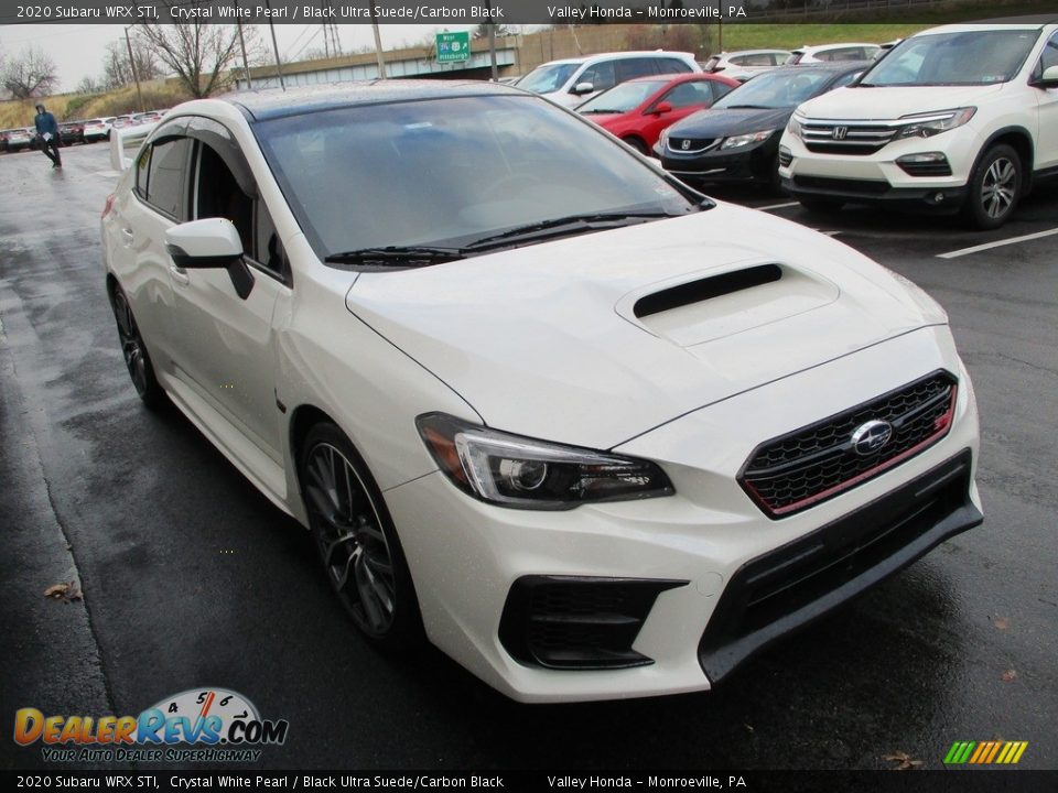 2020 Subaru WRX STI Crystal White Pearl / Black Ultra Suede/Carbon Black Photo #7