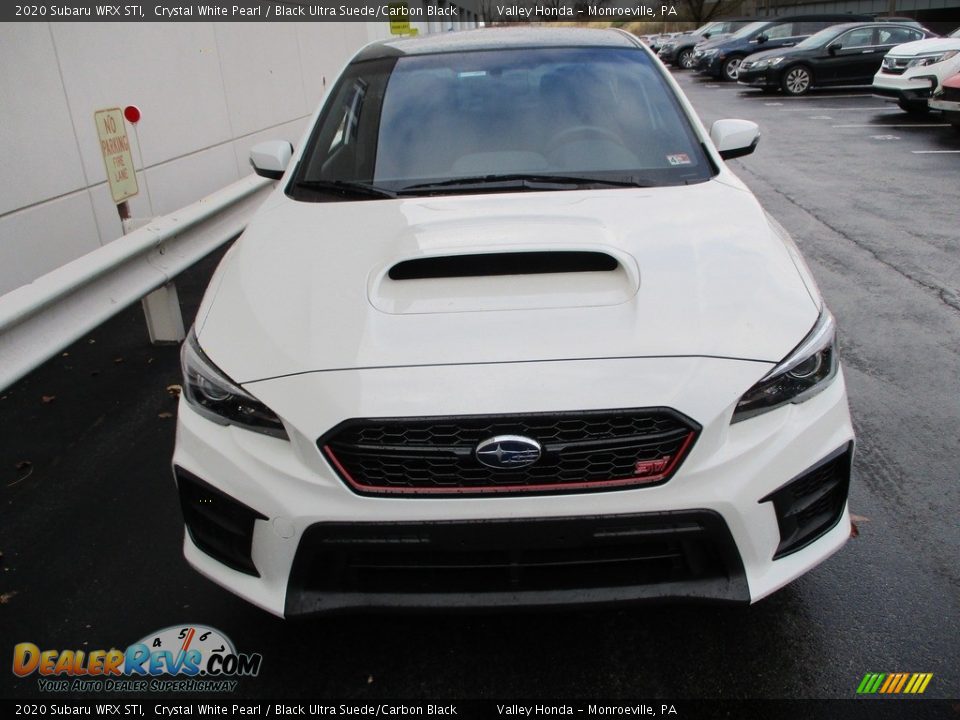 2020 Subaru WRX STI Crystal White Pearl / Black Ultra Suede/Carbon Black Photo #8