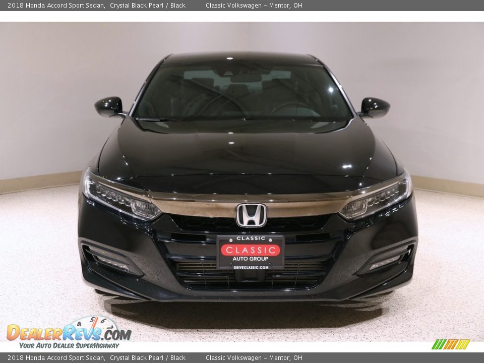 2018 Honda Accord Sport Sedan Crystal Black Pearl / Black Photo #2