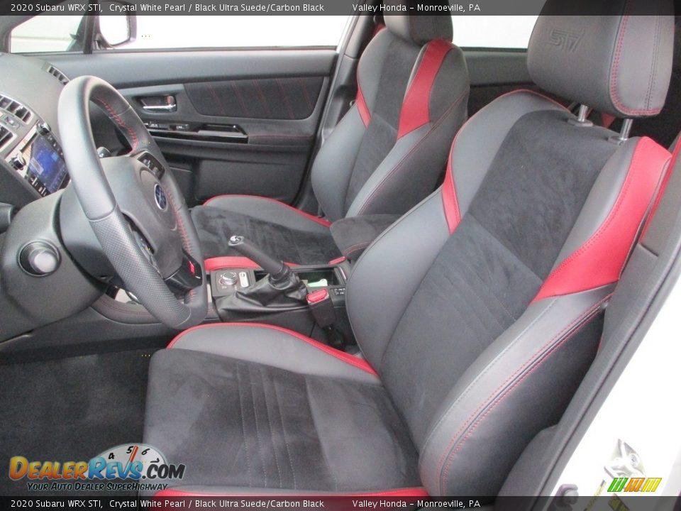 Black Ultra Suede/Carbon Black Interior - 2020 Subaru WRX STI Photo #11