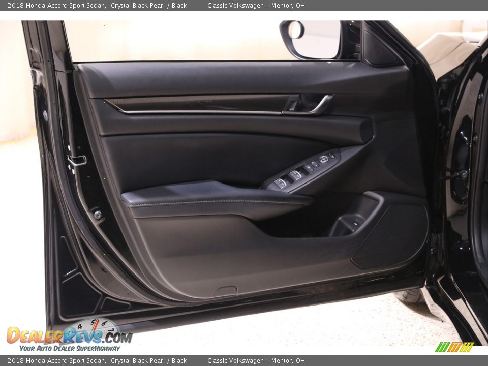 2018 Honda Accord Sport Sedan Crystal Black Pearl / Black Photo #4