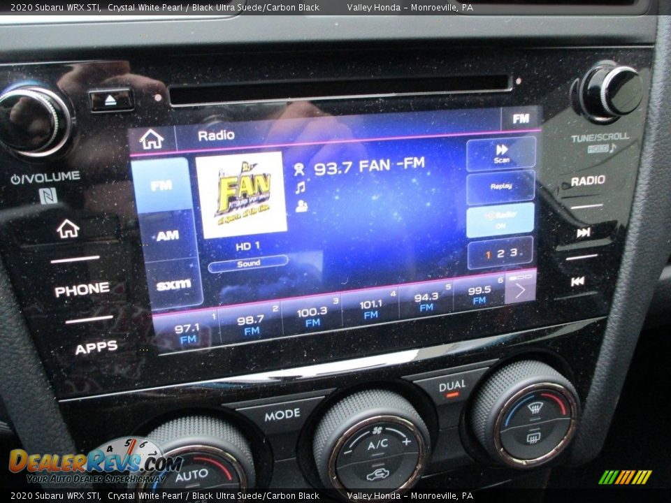 Controls of 2020 Subaru WRX STI Photo #14
