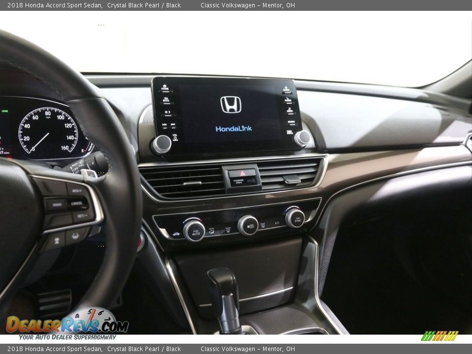 2018 Honda Accord Sport Sedan Crystal Black Pearl / Black Photo #9