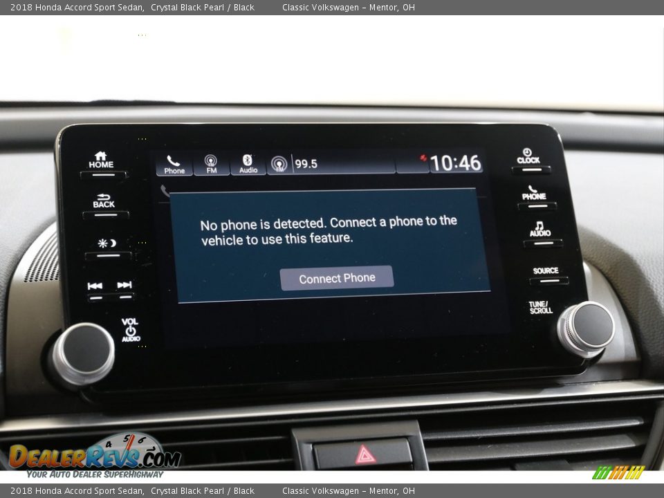 2018 Honda Accord Sport Sedan Crystal Black Pearl / Black Photo #12
