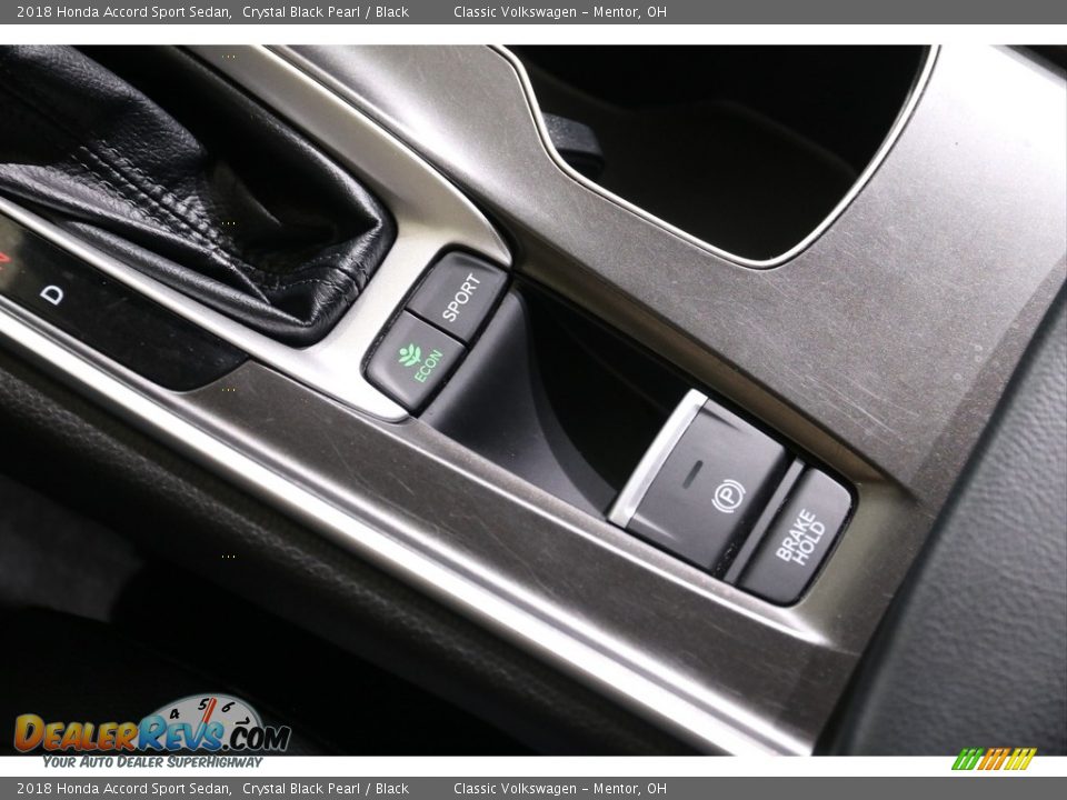 2018 Honda Accord Sport Sedan Crystal Black Pearl / Black Photo #15