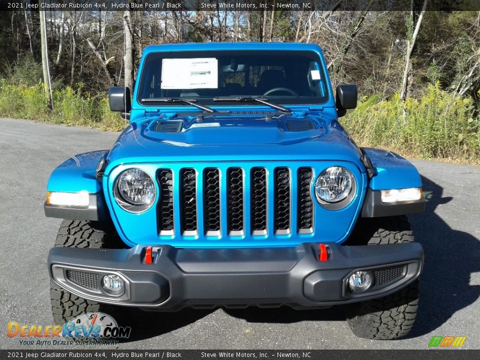 Hydro Blue Pearl 2021 Jeep Gladiator Rubicon 4x4 Photo #3