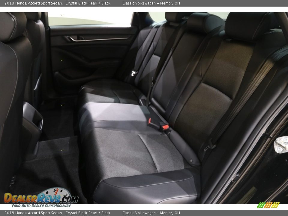 2018 Honda Accord Sport Sedan Crystal Black Pearl / Black Photo #19