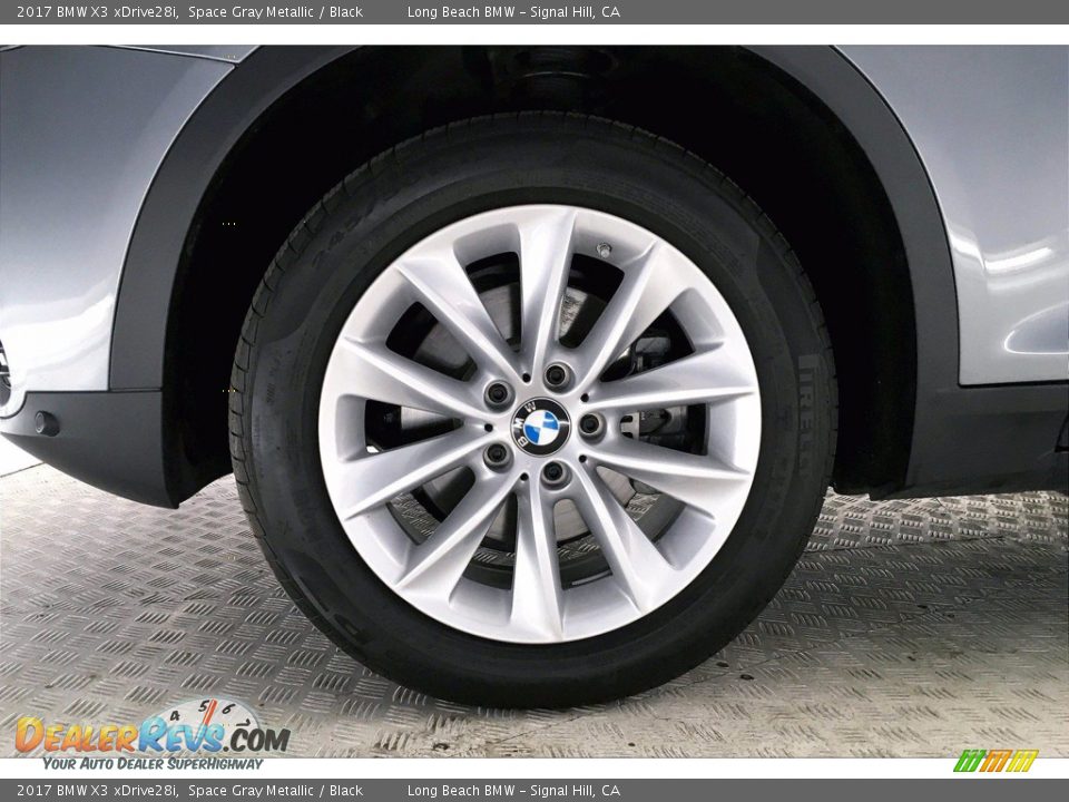 2017 BMW X3 xDrive28i Space Gray Metallic / Black Photo #8